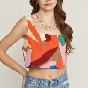 Corina Abstract Tank